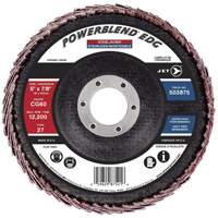POWERBLEND EDG Curved Edge Flap Disc, 5" x 7/8", Type 27, CG60 Grit, Ceramic CSL Industriel Inc.