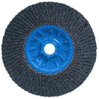 POWERBLEND TRM QC Flap Disc, 5" x 5/8"-11, Type 27, Z40 Grit, Zirconia Alumina CSL Industriel Inc.