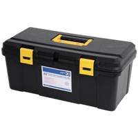 JPTB-22 Plastic Hand Tool Box, 22" W x 10-1/4" D x 9-1/2" H, Black CSL Industriel Inc.