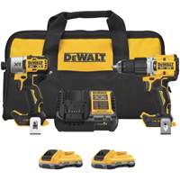 XR&reg; 2-Tool Hammer Drill/Impact Combo Kit with POWERPACK Batteries, Lithium-Ion, 20 V CSL Industriel Inc.