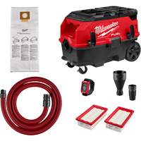 M18 FUEL 9 Gallon Dual Battery Dust Extractor with PACKOUT Compatibility and VACLINK Kit, 27-3/4" x 19" CSL Industriel Inc.