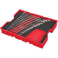 Wrench Set with Tray for PACKOUT Drawers, Ratcheting Combination, 15 Pieces, Metric CSL Industriel Inc.