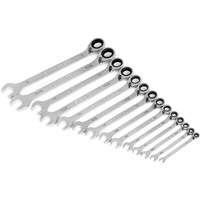 90-Tooth 12 Point SAE Reversible Ratcheting Wrench Set, Ratcheting Combination, 14 Pieces, Imperial CSL Industriel Inc.