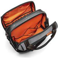 17" Tradesman Closed Top Tool Bag, Polyester, 3 Pockets, Black/Grey/Orange CSL Industriel Inc.