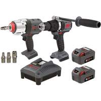 Hammer Drill & Impact Wrench Combo Kit, Lithium-Ion, 20 V CSL Industriel Inc.
