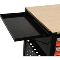 Chariot utilitaire, 4 tiroirs, Noir/Orange CSL Industriel Inc.