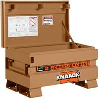 Coffre de chantier mod&egrave;le 32 avec cadenas, 32" x 19" x 19", Acier, Havane CSL Industriel Inc.