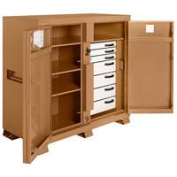 Armoire de chantier mod&egrave;le 112 avec cadenas, Acier, 54,9 pi³, Havane CSL Industriel Inc.