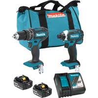 LXT Cordless Impact Driver & Hammer Drill/Driver Combo Kit, Lithium-Ion, 18 V CSL Industriel Inc.