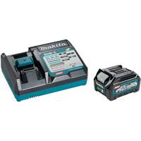 Trousse de d&eacute;marrage avec chargeur rapide et batterie 2.5Ah 40Vmax XGT , 40 V, Lithium-ion CSL Industriel Inc.