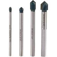 Glass & Tile Drill Bit Set, 4 Pieces, Carbide CSL Industriel Inc.