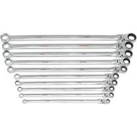 120XP Universal Spline XL Flex Head GearBox Wrench Set, Ratcheting Box, 10 Pieces, Imperial CSL Industriel Inc.
