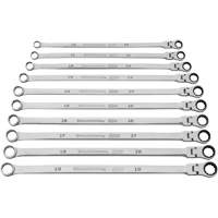 120XP Universal Spline XL Flex Head GearBox Wrench Set, Ratcheting Box, 10 Pieces, Imperial CSL Industriel Inc.
