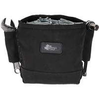Phantom Collection Nut & Bolt Bag with 2 Sleeves, Canvas, 3 Pockets, Black CSL Industriel Inc.