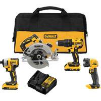MAX* Cordless Brushless 4-Tool Combo Kit (2.0Ah), 20 V CSL Industriel Inc.