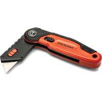 Folding Utility Knife, 1" Blade, Steel Blade, Aluminum Handle CSL Industriel Inc.