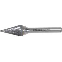 Double Cut Conical Carbide Burr, 1/2" Dia., 1/4" Shank, 7/8" Depth of Cut CSL Industriel Inc.