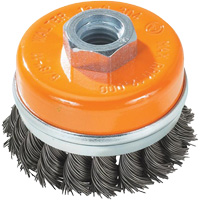 Knot-Twisted Wire Cup Brush, 5" Dia. x 5/8"-11 Arbor CSL Industriel Inc.