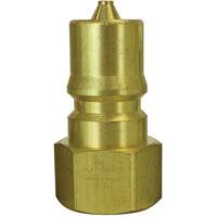 Hydraulic Quick Coupler Plug, 1" Dia., Brass CSL Industriel Inc.