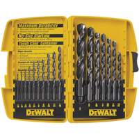 Jobber Drill Bit Set, 17 Pieces, High Speed Steel CSL Industriel Inc.