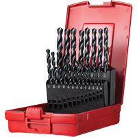 Jobber Length Drill Bit Set, 21 Pieces, High Speed Steel CSL Industriel Inc.