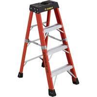 Industrial Extra Heavy-Duty Stepladders (6800 AA Series), 4', Fibreglass, 375 lbs. Capacity, Type 1AA CSL Industriel Inc.