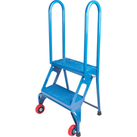 Portable Folding Ladder, 2 Steps, Perforated, 20" High CSL Industriel Inc.