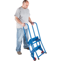 Portable Folding Ladder, 2 Steps, Perforated, 20" High CSL Industriel Inc.
