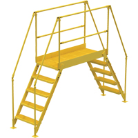 Crossover Ladder, 115-1/2" Overall Span, 50" H x 60" D, 24" Step Width CSL Industriel Inc.