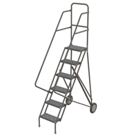 Rolling Ladder, 6 Steps, Serrated, 66" High CSL Industriel Inc.