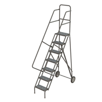 Rolling Ladder, 7 Steps, Serrated, 70" High CSL Industriel Inc.