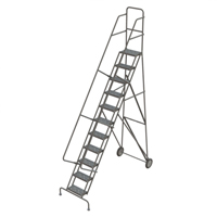 Rolling Ladder, 11 Steps, Serrated, 116" High CSL Industriel Inc.