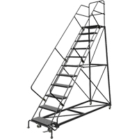 &eacute;chelles en angle de s&eacute;curit&eacute;, 11 marches, Perfor&eacute;, Inclinaison 50°, Hauteur 110" CSL Industriel Inc.