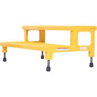 Adjustable Step-Mate Stand, 2 Step(s), 36-3/16" W x 22-7/8" L x 15-1/4" H, 500 lbs. Capacity CSL Industriel Inc.