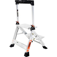 Jumbo Step Ladder, 1.5', Aluminum, 375 lbs. Capacity, Type 1AA CSL Industriel Inc.