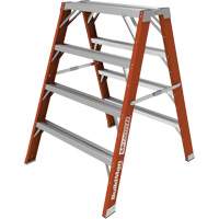 Escabeau chevalet &eacute;tabli Buildman, 4' ha x 36,25" la x 40,5" pr, Capacit&eacute; de 300 lb, Fibre de verre CSL Industriel Inc.