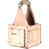 Electrical & Maintenance Tool Pouches, Leather, 17 Pockets, Beige CSL Industriel Inc.