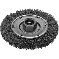 Twist Know Wire Wheel, 4" Dia., 0.02" Fill, 5/8"-11 Arbor, Stainless Steel CSL Industriel Inc.