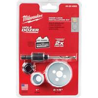 Trousse de scie-cloche Hole Dozer pour verrou de porte, 4 morceaux CSL Industriel Inc.