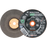 FLEXCUT MILL SCALE Grinding Wheel, 4-1/2", 36 Grit, Aluminum Oxide, 5/8"-11, 13300 RPM, Type 29 CSL Industriel Inc.