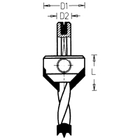 Countersinks, 16 mm, Carbide CSL Industriel Inc.