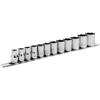 Metric Socket Set, 12 Pcs, 3/8" Drive Size CSL Industriel Inc.