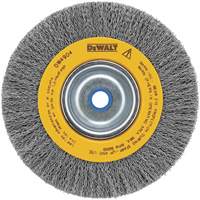 Brosse &agrave; fils torsad&eacute;s d&eacute;tabli, 6" dia., Fils 0,014", Arbre 5/8" - 1/2" CSL Industriel Inc.