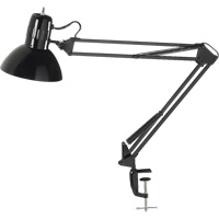 Lampes de bureau &agrave; pince - Bras flexible, 100 W, Incandescente, Pinces serre-joints, Noir CSL Industriel Inc.