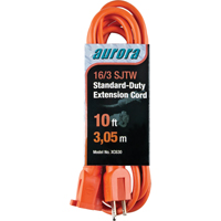 Extension Cord, Indoor/Outdoor, SJTW, 16/3 AWG, 13 A, 10' CSL Industriel Inc.