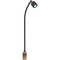 Lampe &agrave; col-de-cygne &agrave; flux &eacute;lev&eacute; de la s&eacute;rie LS, 5 W, DEL, Col 27", Noir CSL Industriel Inc.