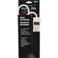 Limiteur de surtension, 6 Prises, 200 J, 1875 W, Cordon 3' CSL Industriel Inc.