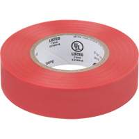 Electrical Tape, 19 mm (3/4") x 18 M (60'), Red, 7 mils CSL Industriel Inc.