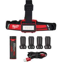 Lampe frontale USB &agrave; profil bas, DEL, 600 lumens, 2 hres de fonctionnement, piles Rechargeable CSL Industriel Inc.