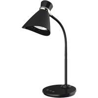 Lampe de bureau, 6 W, DEL, Col 16", Noir CSL Industriel Inc.